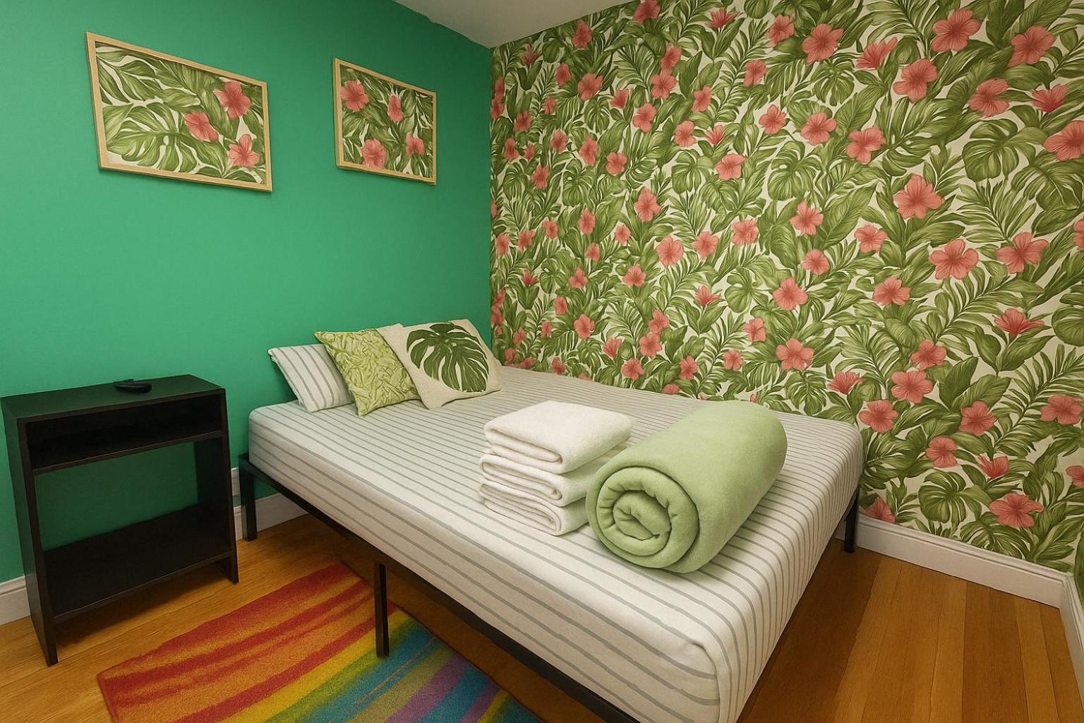 Tropical Comfort Room In Harlem Cozy Stay With Snacks & Style New York Buitenkant foto
